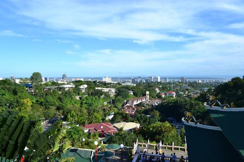 Cebu City Cityscape From Taoist Temple, Philippines 525 3:2