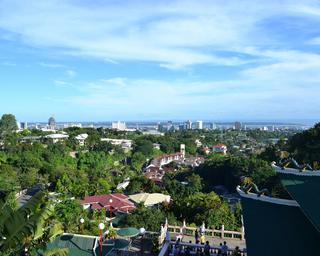 Cebu City Cityscape From Taoist Temple, Philippines 525 5:4