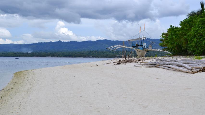 Dry Docked on a Beach on Canigao Island, Leyte, Philippines