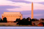 Washington Monument and Lincoln Memorial, Washington DC, 3:2