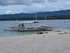 Conception Explorer Waiting on Beach at Canigao Island, Philippines