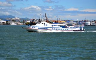 Weesam Express 8 Ferry Heading Into Cebu Port, Philippines, 072-85