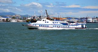 Weesam Express 8 Ferry Heading Into Cebu Port, Philippines, 072-179