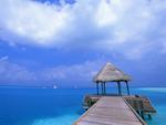 Pier at Maldives Beach