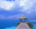 Pier at Maldives Beach