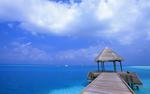 Pier at Maldives Beach